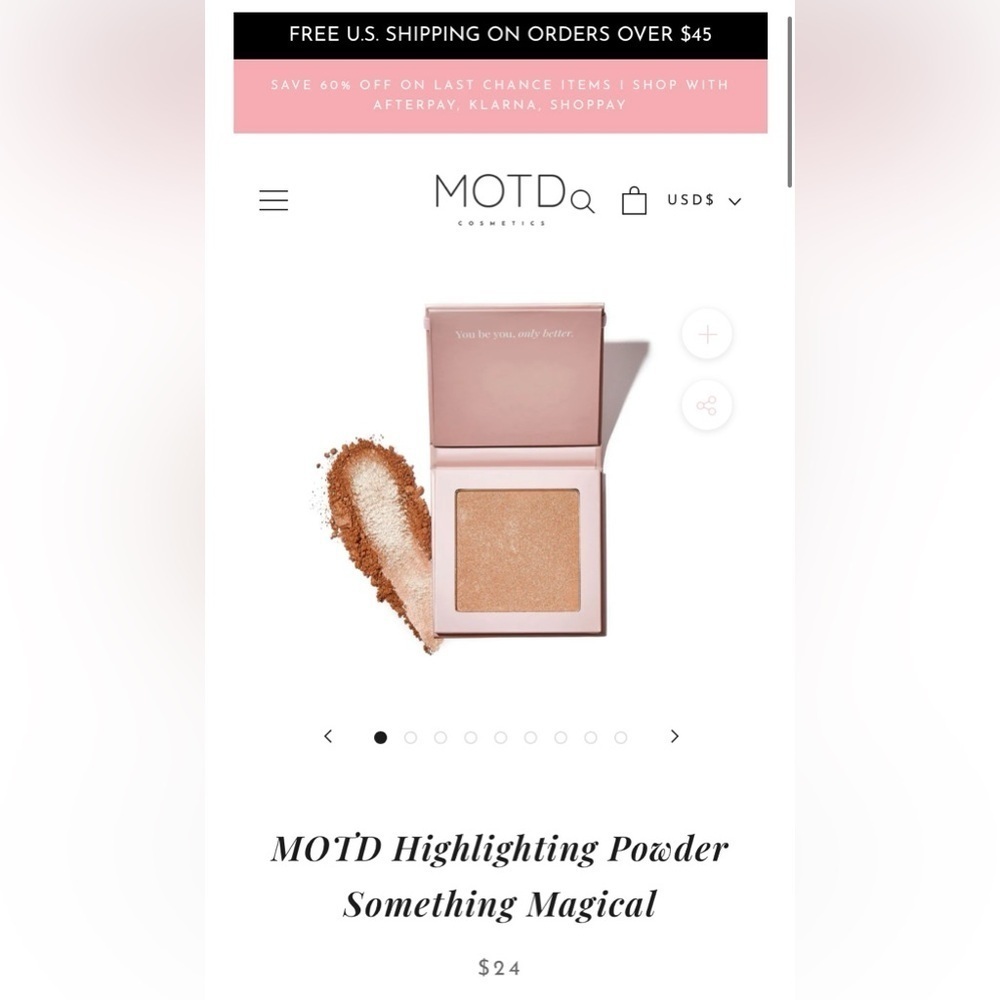 4 piece Makeup bundle New in Box MOTD 1 blush and 3 highlighting powders - Picture 5 of 8